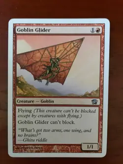 MTG Goblin Glider SINGLE USED EXCELLENT CONDITION SEE PHOTOS - Image 1