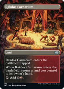 1 x Rakdos Carnarium - Foil - Borderless - Double Masters 2022 - Light Play - MT - Image 1