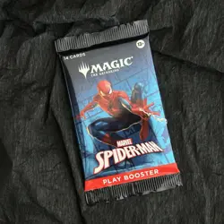 MAGIC THE GATHERING - SPIDER MAN - BOOSTER PACK - 14 KARTEN - SEALED - Image 1