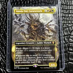 Auntie Ool, Cursewretch (Borderless) Commander: Lorwyn Eclipsed Pack Fresh Reg M - Image 1