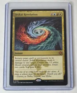 Jeskai Revelation #196 Tarkir Dragonstorm Mythic Instant NM/M - Image 1