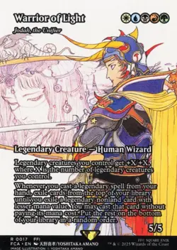 Warrior of Light - Jodah, the Unifier FINAL FANTASY Through the Ages MTG NM - Image 1
