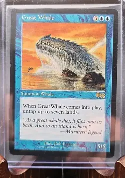 Great Whale Urza's Saga MTG Regular Heavily Played - Image 3