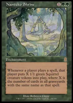 MTG Magic the Gathering Nantuko Shrine (256/352) Odyssey MP - Image 1