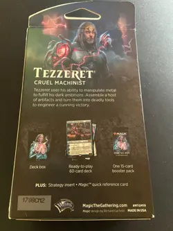 MTG-Core Set 2019 Tezzeret Planeswalker Deck-Magic The Gathering Cruel Machinist - Image 2