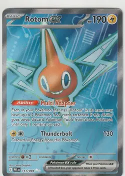 Me02: Phantasmal Flames Pokemon TCG Rotom (PFL) #111/094 Near Mint NM - Image 1
