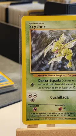 Pokemon Scyther 26/64 Jungle - Spanish - Vintage WOTC Non-Holo Rare - Image 2