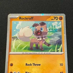 Rockruff 116/193 Paldea Evolved Cosmos Holo Promo Pokemon Card - Near Mint - Image 2