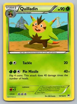 Pokemon TCG XY - BREAKthrough Quilladin 10/162 - Image 1