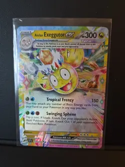 Pokemon TCG Alolan Exeggutor EX 133/191 Surging Sparks Double Rare - Image 1