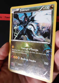 Zekrom REVERSE 64/108 XY Ciel Rugissant Carte Pokemon Francais - Image 3