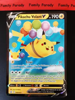 Pikachu Volant V 190pv 006/025 Carte Pokemon Ultra Rare Celebrations 25 ans Fr - Image 1