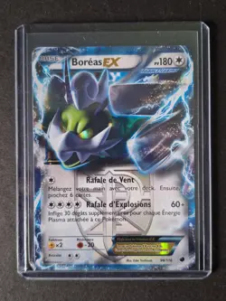 Boreas EX 98/116 Carte Pokemon Noir et Blanc Glaciation Plasma Francais - Image 1