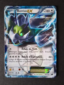 Boreas EX 98/116 Carte Pokemon Noir et Blanc Glaciation Plasma Francais - Image 2