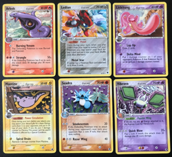 EX Dragon Frontiers Set Pokemon cards rare Arbok Ledian Lickitung Mantine Seadra - Image 1
