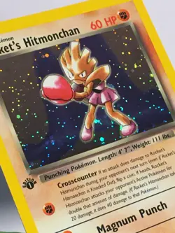 Pokemon - First Edition - Rocket's Hitmonchan - 011/132 - Gym Heroes - Holo - Image 2