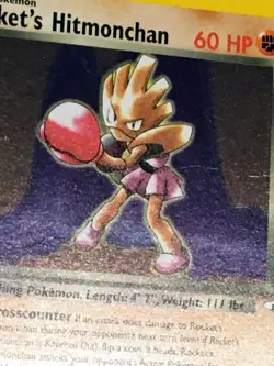 Pokemon - First Edition - Rocket's Hitmonchan - 011/132 - Gym Heroes - Holo - Image 3
