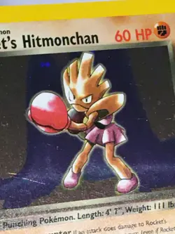 Pokemon - First Edition - Rocket's Hitmonchan - 011/132 - Gym Heroes - Holo - Image 4