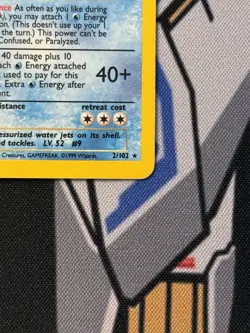 Pokemon TCG Blastoise 2/102 Holo Rare Base Set - Image 4