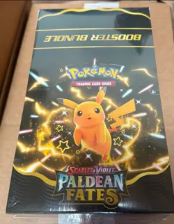 Pokemon Scarlet & Violet Paldean Fates 10 BOX BOOSTER BUNDLE DISPLAY BOX Sealed - Image 1