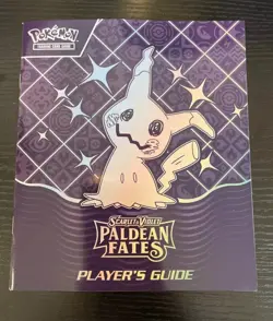 Paldean Fates ETB Player's Guide Book - Pokemon TCG FREE SHIPPING - Image 1
