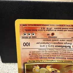 Charizard ITALIAN 4th Print VERY RARE. 4/102 Holo 1999-2000 Pokemon Card (used) - Image 5