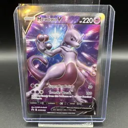 Pokemon TCG Card Mewtwo V SWSH229 Black Star Promo - NM - Image 1