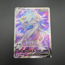 Pokemon TCG Card Mewtwo V SWSH229 Black Star Promo - NM - Image 2