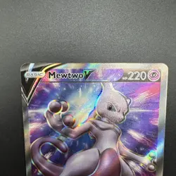 Pokemon TCG Card Mewtwo V SWSH229 Black Star Promo - NM - Image 4