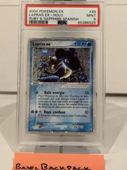 Pokemon TCG - Lapras ex (99/109) - 2003 EX Ruby & Sapphire (SPANISH) - PSA 9 - Image 1