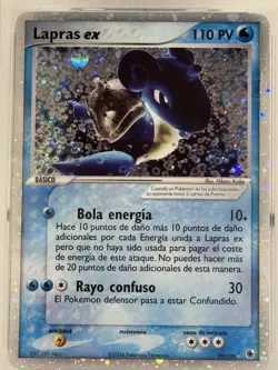 Pokemon TCG - Lapras ex (99/109) - 2003 EX Ruby & Sapphire (SPANISH) - PSA 9 - Image 2