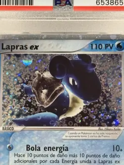 Pokemon TCG - Lapras ex (99/109) - 2003 EX Ruby & Sapphire (SPANISH) - PSA 9 - Image 3