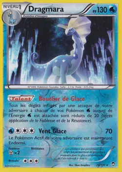 Dragmara Reverse - XY3:Poings Furieux - 26/111 - Carte Pokemon Francaise - Image 1