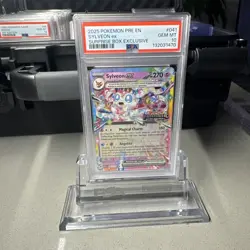 PSA 10 Sylveon ex #041 Pokemon Prismatic Evolution Stamp Surprise Box Exclusive - Image 1
