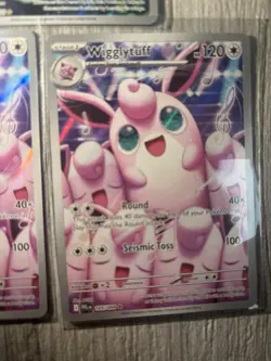 Phantasmal Flames 3 Card Bundle Flygon + 2x Wigglytuff Full Arts Pokemon Cards - Image 4