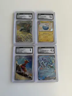 Pokemon CGC Graded Card Lot Of 4 - English/Japanese Mix - Image 1