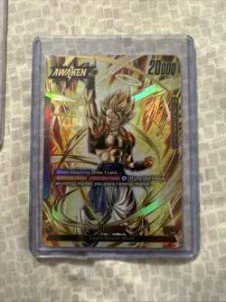 Gogeta FB05-095 Leader Alternate Art New Adventure Dragon Ball Super TCG Card - Image 1