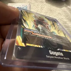 Gogeta FB05-095 Leader Alternate Art New Adventure Dragon Ball Super TCG Card - Image 3