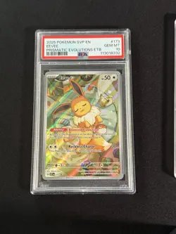 Eevee TCG 173 Holo Promo PSA10 Prismatic Evolution Card - Image 1