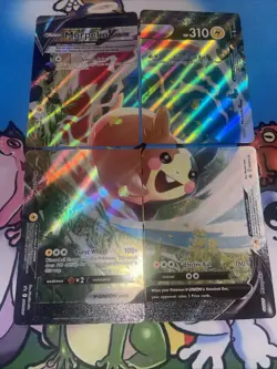 Morpeko V-Union - 4 Card Set Black Star Promo SWSH215 216 217 218 MINT Pokemon - Image 1