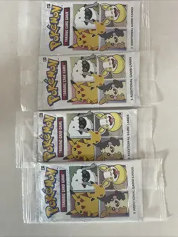 Pokemon 25th Anniversary General Mills Cereal Trading Card Booster Pack x4 - Image 5