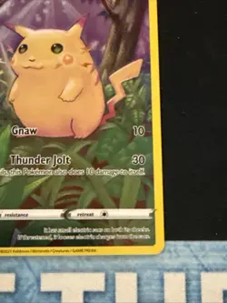 Pikachu 5/25 Pokemon Celebrations 25th Anniversary Set Full Art Card - Image 3