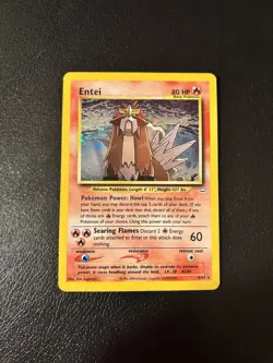 Pokemon Entei Neo Revelation TCG Holo Unlimited Rare Card 6/64 - Image 1