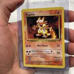 Magmar 36/102 Base Set Original Pokemon Card 1999 TCG WOTC Non Holo NM Vintage - Image 2