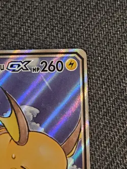 Raichu & Alolan Raichu GX 221/236 Unified Minds Pokemon Card Near Mint - Image 3