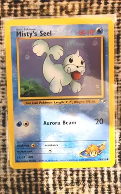 Pokemon TCG Gym Heros Lot (4 Cards) – Misty’s Poliwrath, Seel, Seaking, Shellder - Image 3