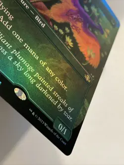 MTG Birds of Paradise *BORDERLESS FOIL* Dominaria Remastered 439 NM - Image 3