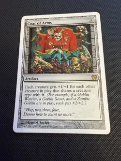 MTG - Coat Of Arms 9th Edition - EX - Image 1