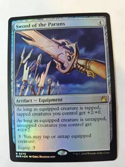 MTG - Sword of the Paruns FOIL - Ravnica Remastered - Image 1
