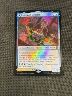 FOIL Norman Osborn / Green Goblin SPM 0039 Mythic MTG Marvel's Spider-Man - Image 1